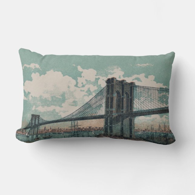 Cojín Lumbar Lumbar Pillow del puente de Brooklyn (Anverso)