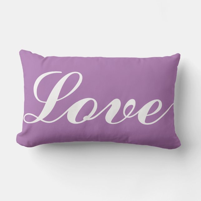Cojín Lumbar Lumber Cushion - Amor (Lavanda) (Anverso)