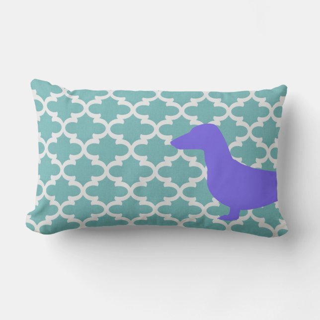 Cojín Lumbar Lumber Cushion - Media Dachshund (Anverso)