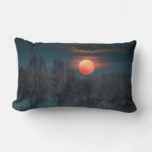 Cojín Lumbar Luna llena Noviembre en Scalenghe (Italia)