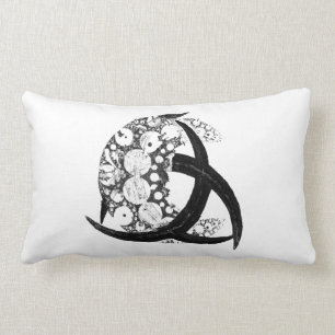 COJÍN LUMBAR * LUNA TRIQUETRA Y CRESCATE *