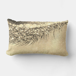 Cojín Lumbar Lux Makeup Gold Lash Champagne Spark