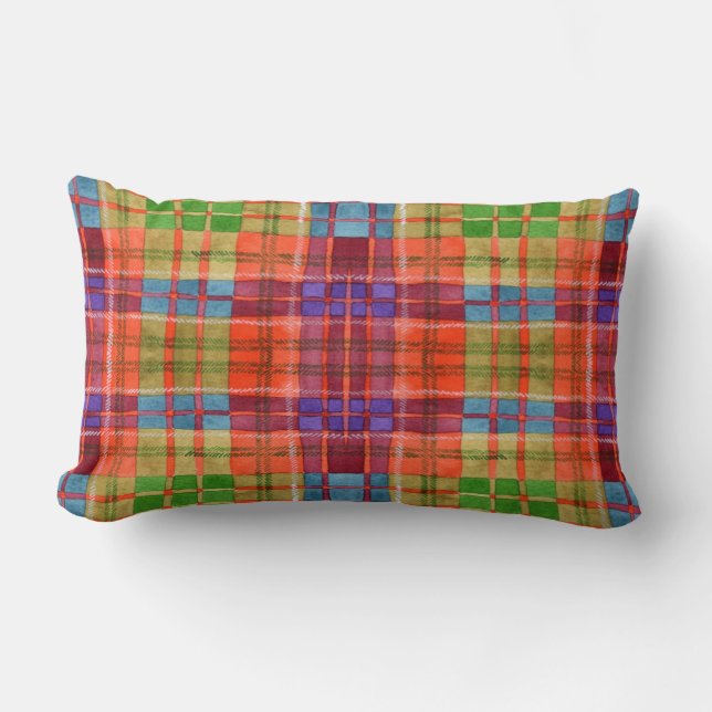 Cojín Lumbar MAC RAE TARTAN Lumbar Pillow (Anverso)