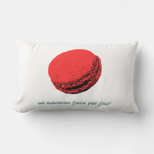 Cojín Lumbar macaroon de fresa