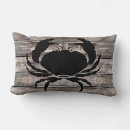 Cojín Lumbar madera rústica y náutica CRAB | Pilar lumbar
