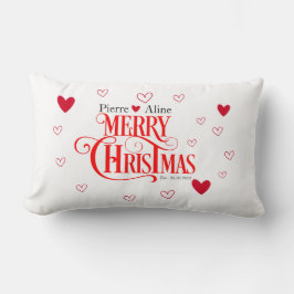 Cojín Lumbar Magic name merry christmas