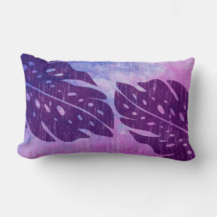 Cojín Lumbar Maikai Hawaiian Monstera Leaf Tie-Dye Blend