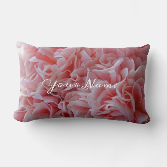 Cojín Lumbar Mallow rosa (Anverso)