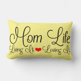 Cojín Lumbar Mama Life | Vivir | Amarlo Amarillo