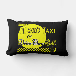 Cojín Lumbar Mamis Taxi and Grill Retro Pillow