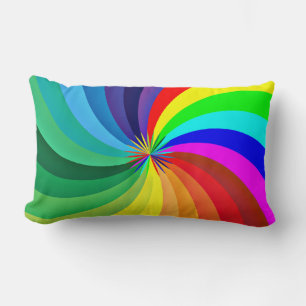 Cojín Lumbar Mandala-46556 de color arcoiris