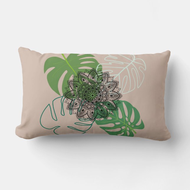 Cojín Lumbar Mandala of Nature (Anverso)
