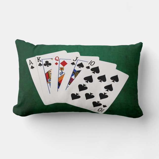 Cojín Lumbar Manos De Póquer - Directo - As A Diez (Anverso)
