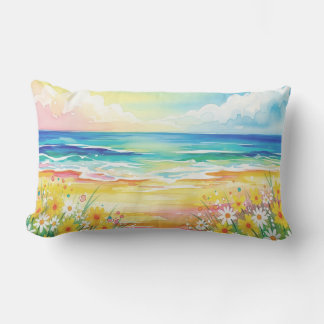 Cojín Lumbar Manta playa de mi vida 