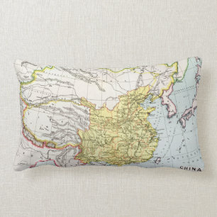 COJÍN LUMBAR MAPA: CHINA, 1910