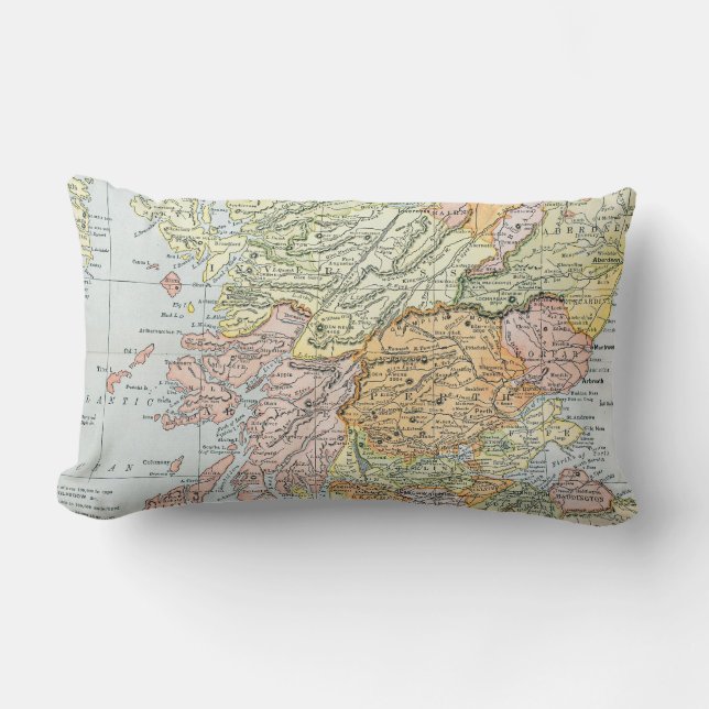 COJÍN LUMBAR MAPA: ESCOCIA (Anverso)