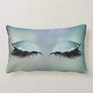 Cojín Lumbar Maquillaje de cristal del purpurina del sueño de