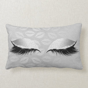 Cojín Lumbar Maquillaje de los labios de los Purpurinas de gafa