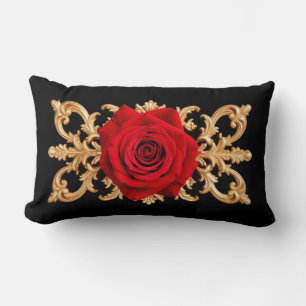 Cojín Lumbar Marco Dorado Elegante Ornamental