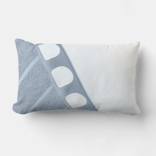 Cojín Lumbar Marco metalizado blanco y negro