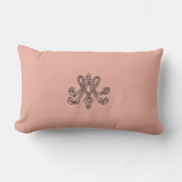 Cojín Lumbar Marie Antoinette – Monogramm – Monogram initials