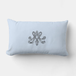 Cojín Lumbar Marie Antoinette – Monogramm – Monogram initials