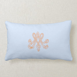 Cojín Lumbar Marie Antoinette – Monogramm – Monogram initials