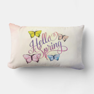 Cojín Lumbar Mariposa Hola Primavera