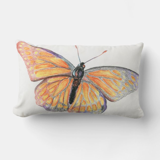 Cojín Lumbar Mariposa Lumbar Pillow (Anverso)