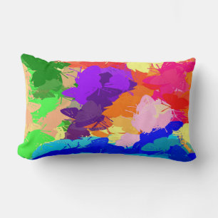 Cojín Lumbar Mariposas Rainbow Kaleidoscope