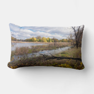 Cojín Lumbar Marismas de estanques y bosques de refugio de vida