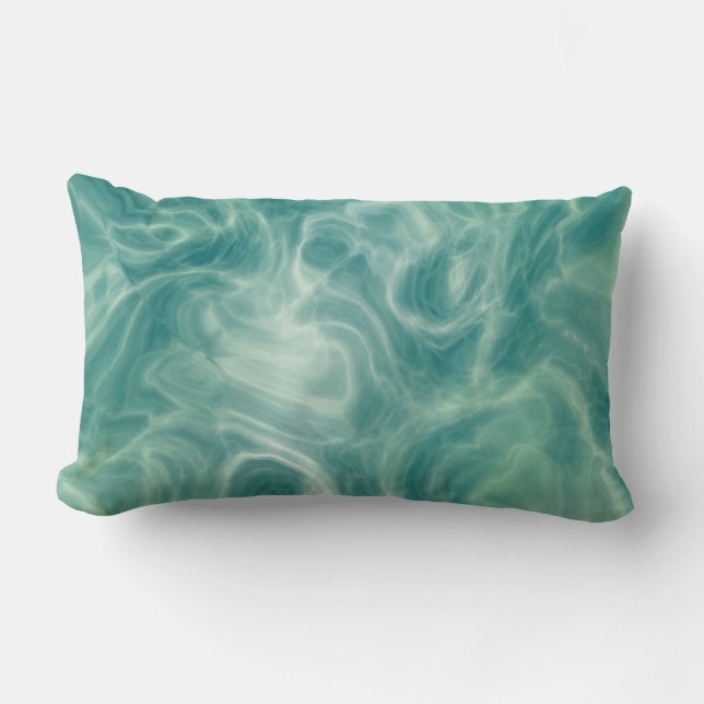 Cojín Lumbar mármol verde (Anverso)
