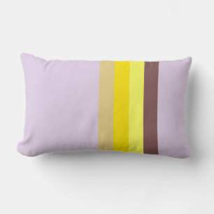 Cojín Lumbar Marrón de lavanda amarilla