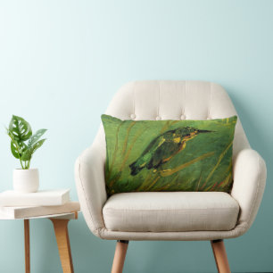 Cojín Lumbar Martín pescador de Vincent van Gogh