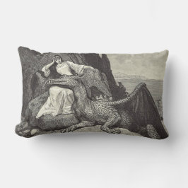 Cojín Lumbar Mascota Dragon y Maiden