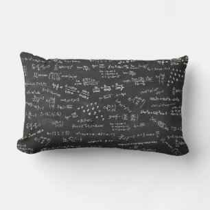 Cojín Lumbar Math Formulas Chalkboard