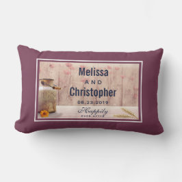 Cojín Lumbar Matrimonio rural de leche rústica