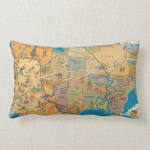 Cojín Lumbar ¡"Mayor! "Los Ángeles y los Estados Unidos