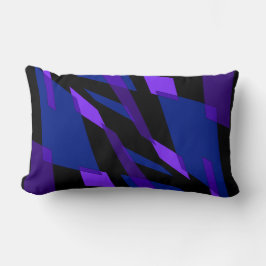 Cojín Lumbar Mazipoodles Abstraction Perspective Black Indigo