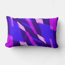 Cojín Lumbar Mazipoodles Abstraction Perspective Indigo Fuchsia