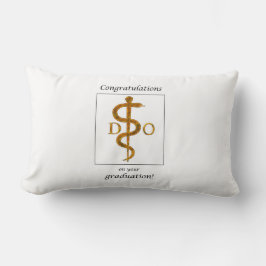 Cojín Lumbar Médica de Osteopatía Felicitaciones por Graduación