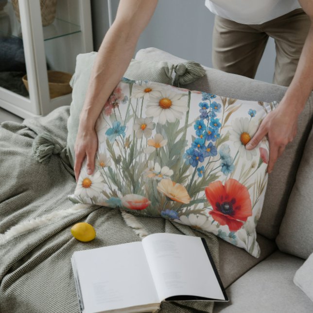 Cojín Lumbar Medley de Flores 🌷 (Subido por el creador)