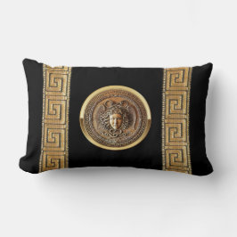 Cojín Lumbar Medusa y Llave Griega