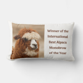 Cojín Lumbar Mejor Ceja Única de Alpaca