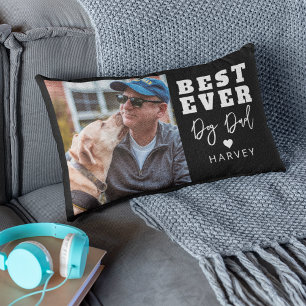 Cojín Lumbar Mejor papá de perro de todos los tiempos Foto