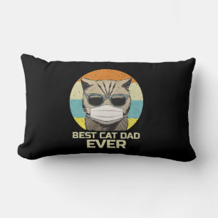 Cojín Lumbar Mejor Papá Gato Gafas de sol Máscara Regalo