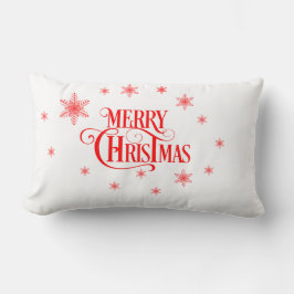 Cojín Lumbar Merry Christmas and good Wisches