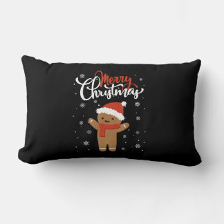 Cojín Lumbar Merry christmas gingerbread | cookie de navidades