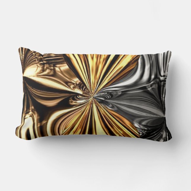 Cojín Lumbar Metallic Bow Liquid Knotting Pillow (Anverso)