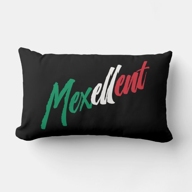 Cojín Lumbar Mexellent - México y orgullo mexicano (Anverso)